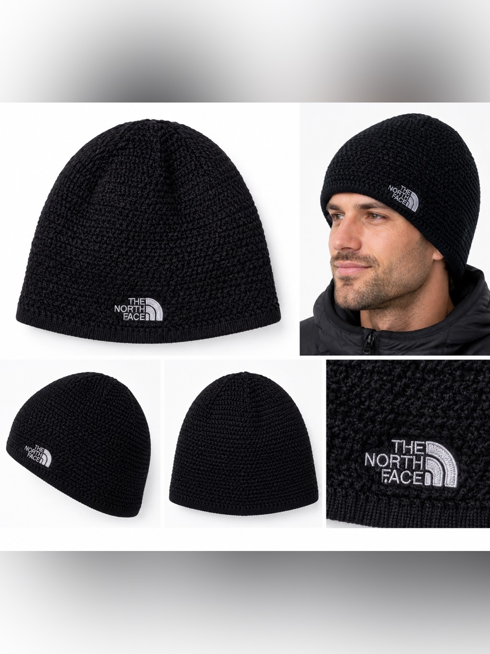 Knit North Face Beanie